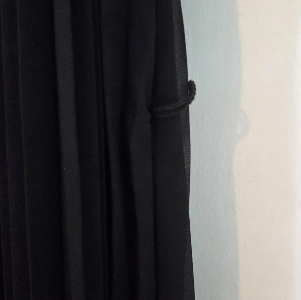 Women's Bisou Bisou Black Pleated Maxi Dress Size 16 - Picture 7 of 15